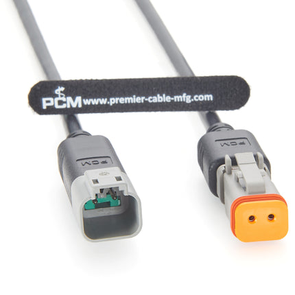 Deutsch DT 2-Pin Male to Female Extension Cable