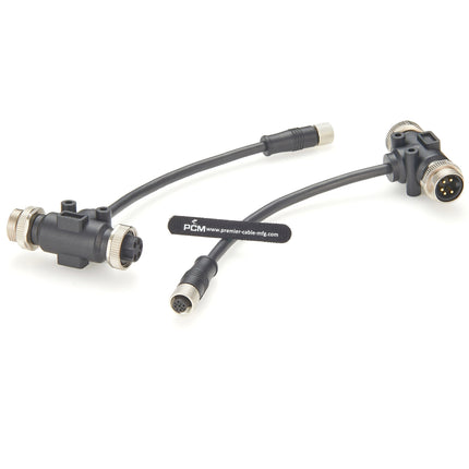 7/8" to M12 T-Splitter Cable for DeviceNet & NMEA 2000
