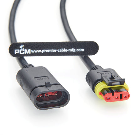3 Pin AMP Superseal Connector Cable 282105-1 282087-1