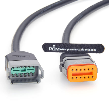 12 Pin Deutsch DT Connector Cable DT04-12P DT06-12S
