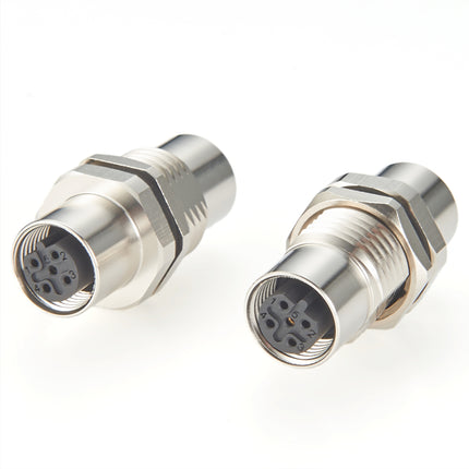 M12 B-Code 5 Pin Panel Mount Connector