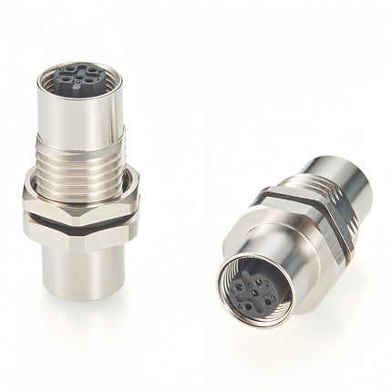 M12 B-Code 5 Pin Panel Mount Connector