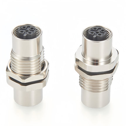 M12 B-Code 5 Pin Panel Mount Connector