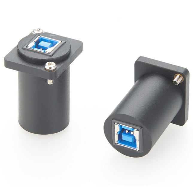 D-Type USB 3.0 B Panel Mount Coupler