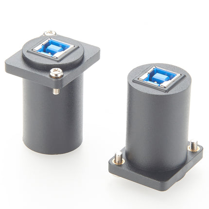 D-Type USB 3.0 B Panel Mount Coupler