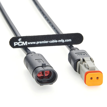 2 Pin Deutsch DT06-2S to AMP Superseal 282104-1 Adapter cable