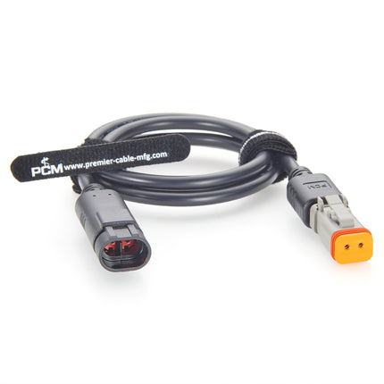 2 Pin Deutsch DT06-2S to AMP Superseal 282104-1 Adapter cable