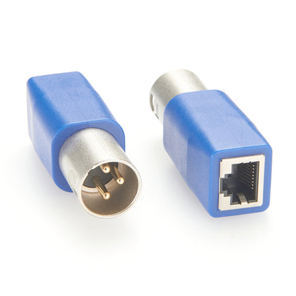 3-Pin XLR Male to RJ45 Female Adapter