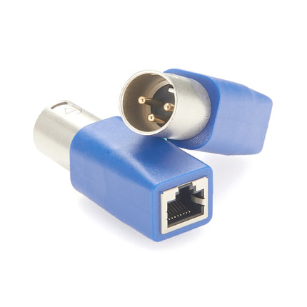 3-Pin XLR Male to RJ45 Female Adapter