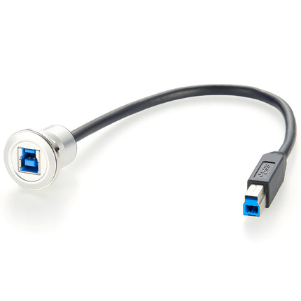 Round Panel Mount Cable Metal Shell