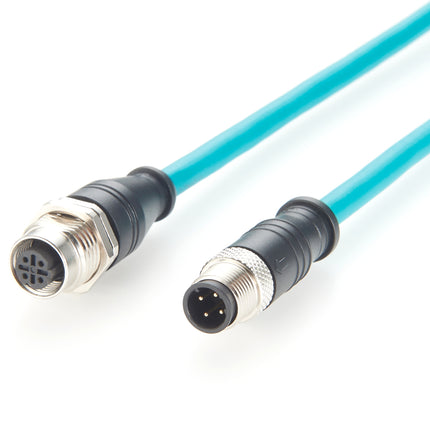 Profinet M12 D-Code Panel Mount Cable