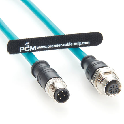 Profinet M12 D-Code Panel Mount Cable