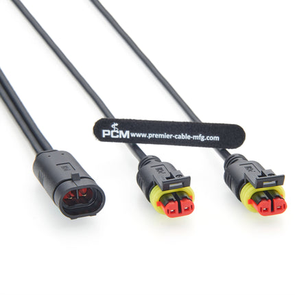 282104-1 282080-1 TYCO AMP SUPERSEAL 2 Pole Splitter with Cable