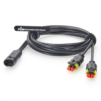 282104-1 282080-1 TYCO AMP SUPERSEAL 2 Pole Splitter with Cable