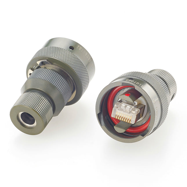 RJ45 Rugged Connector YW Series YW110B01-02 RJ45 Circular Connector