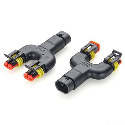 Tyco AMP Superseal 2-Way Y Splitter Connector 282104-1 to 282080-1