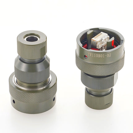 RJ45 Rugged Connector YW Series YW110B01-02 RJ45 Circular Connector