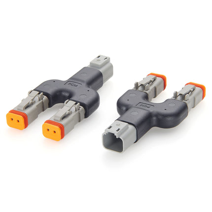 Deutsch DT Series 2 Way Y Splitter Connector DT04-2P DT06-2S