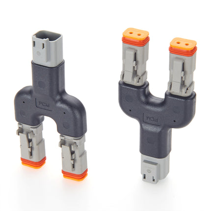 Deutsch DT Series 2 Way Y Splitter Connector DT04-2P DT06-2S