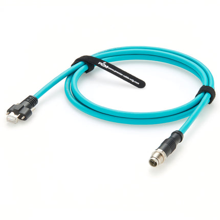 M12 X Code to RJ45 Gige Vision Cable
