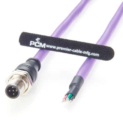 Profibus M12 B-Code Panel Mount Cable