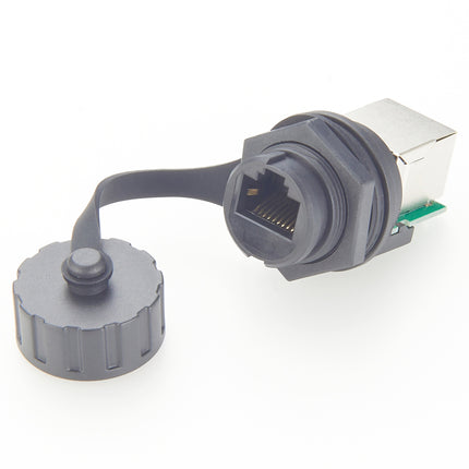 Waterproof Panel Mount RJ50 Coupler