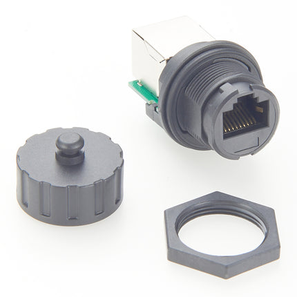 Waterproof Panel Mount RJ50 Coupler