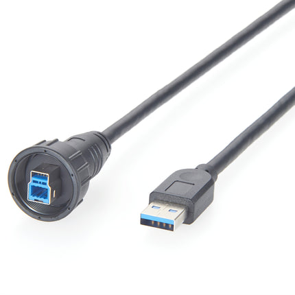 USB 3.0 A to B Waterproof Cable Assembly