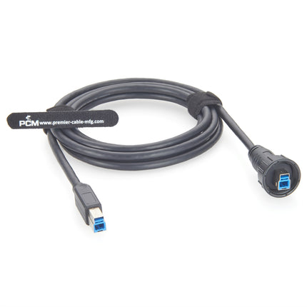 Waterproof USB 3.0 Type B Male to Male Cable
