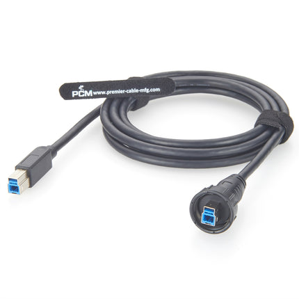 Waterproof USB 3.0 Type B Male to Male Cable