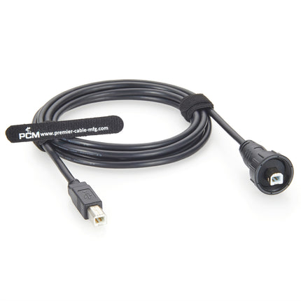 Waterproof USB Type B Male to Male Cable