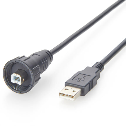 USB-A to USB-B 2.0 Waterproof Cable