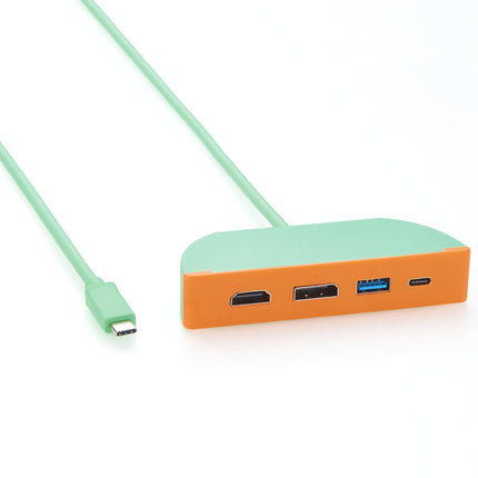 Multiport USB-C Hub with HDMI Displyport USB-A USB-C