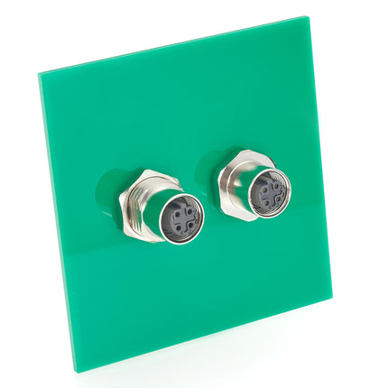 M12 D-Code 4 Pin Panel Mountable Coupler