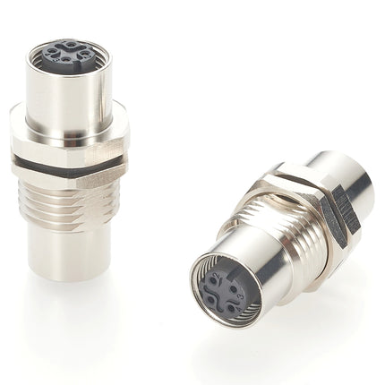 M12 D-Code 4 Pin Panel Mountable Coupler