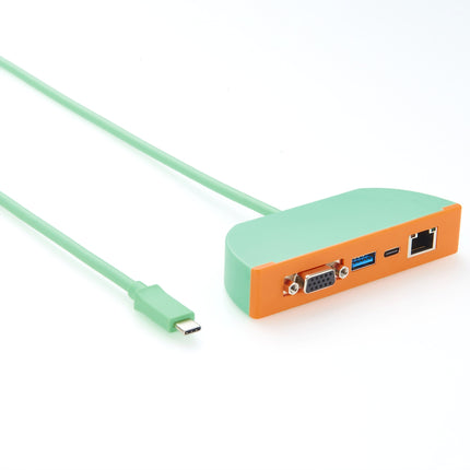 USB-C to VGA USB-A USB-C RJ45 Multiport Adapter