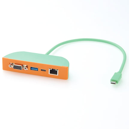 USB-C to VGA USB-A USB-C RJ45 Multiport Adapter
