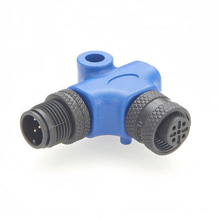 M12 L Splitter A-Code 5 Pin