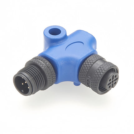 M12 L Splitter A-Code 5 Pin