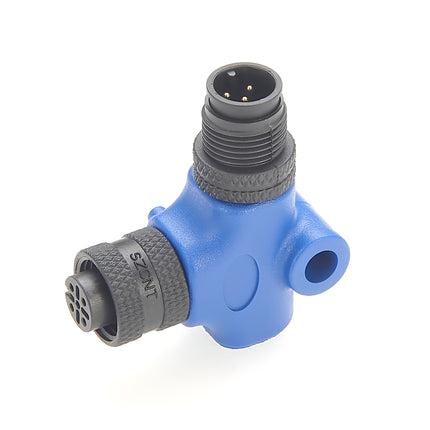 M12 L Splitter A-Code 5 Pin