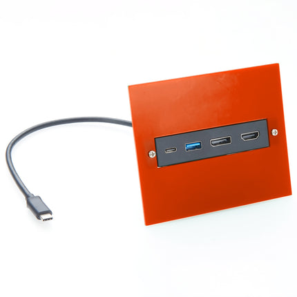 USB-C to HDMI DisplayPort USB-A USB-C Panel Mount Extender