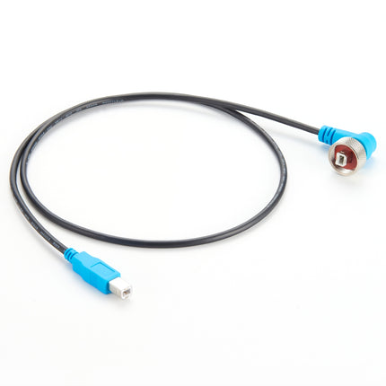 Right Angled USB 2.0 Type-B Waterproof Cable