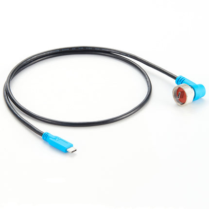 Rugged Waterproof USB 3.1 C Cable Right Angled