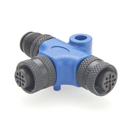 M12 A-Code 5 Pin T Splitter