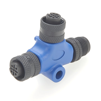 M12 A-Code 5 Pin T Splitter