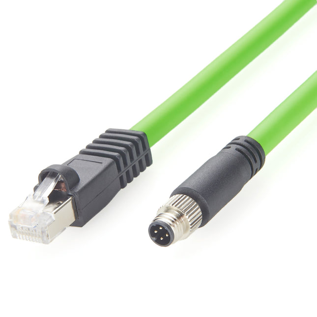 M8 4 Pin Male to RJ45 Profinet Cable