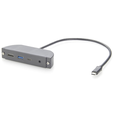 USB-C to HDMI USB-A USB-C 3.5mm Audio Panel Mount Converter
