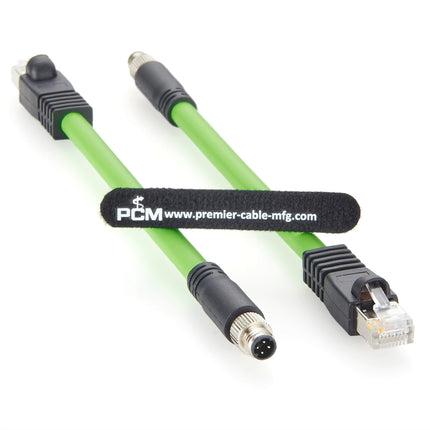 M8 4 Pin Male to RJ45 Profinet Cable