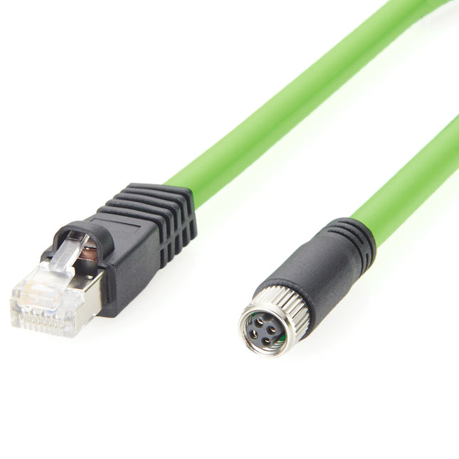 M8 4 Pin Female to RJ45 Profinet Cable