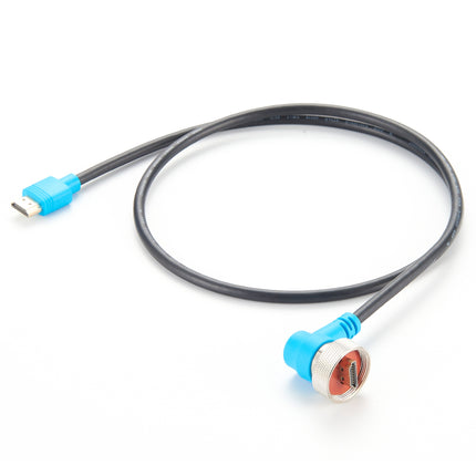 IP67 Ruggedized HDMI Cable Right Angled
